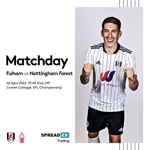 FulhamFansTR's tweet photo. MAÇ GÜNÜ! 

🆚 Nottingham Forest
🏆 EPL Championship
🏠 Craven Cottage
⏰ 21.45 (TSİ)
💻 #FULNOT https://t.co/hGOEUsYCOC