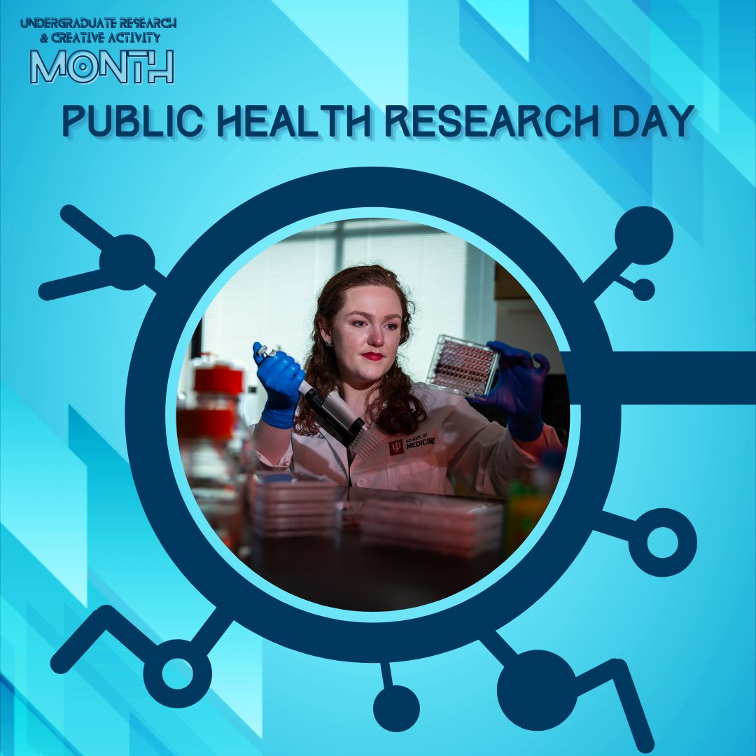 IUEngaged's tweet photo. Friday, April 29th, the IU School of Public Health will host a Public Health Research Day. Join this event to hear bachelor's, master's, and doctoral students present research findings as they would at a national conference. 🔗  in bio for more info &amp; to attend. https://t.co/TyhyJOGhcR