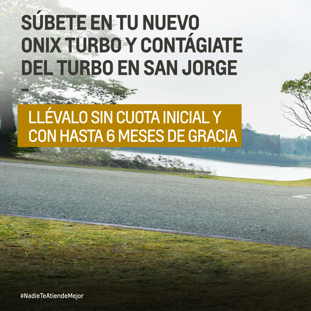 AutoSanJorge's tweet photo. No te bajarás de tu nuevo Onix turbo. Por su Wifi 4G y motor turbo 115 HP Torque, quedarás contagiado para siempre.
#NadieTeAtiendeMejor  #Chevrolet #Carronuevo #Autonuevo #Surbogota #Centromayor #Ciudadmontes #Soacha #Autopistasur #Bosa #Bogotasur #Girardot #melgar #melgar #Auto https://t.co/TK5kEQsdzE