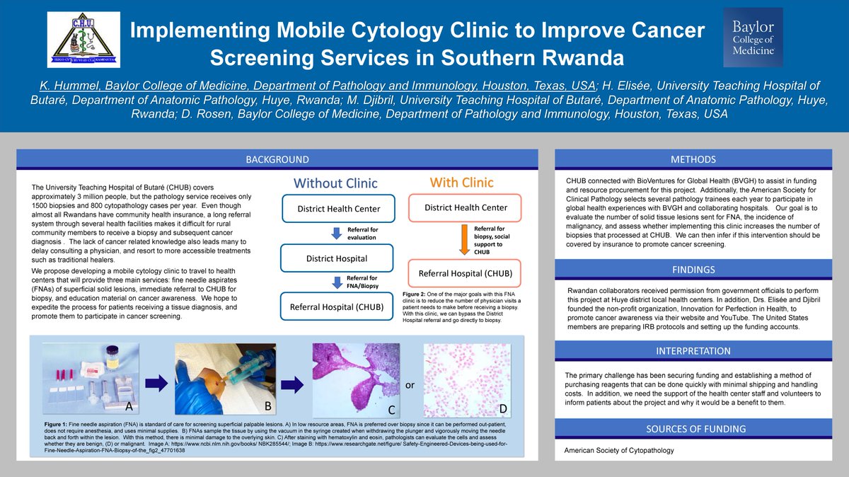 BIOVentures's tweet photo. Congrats to Dr. Elisee Hategekimana @chu_butare and https://t.co/NZodQyEayY and @4theLoveofPath @BCMHouston for their presentations at the CUGH 2022 conference earlier this month! #cancer #pathology #capacitybuilding https://t.co/cREgO4IaNA