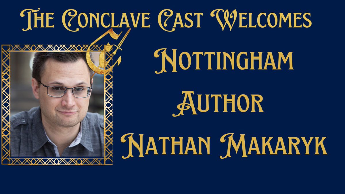 The Conclave Cast welcomes back author Nathan Makaryk! Make sure to check out our teaser talk interview with Nathan and read up on Nottingham before this Thursday when we release our full spoilers Deep Dive interview into the secrets behind Nottingham!

open.spotify.com/episode/1XWRYg…