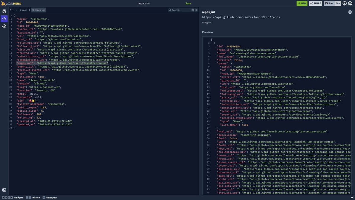 github's tweet photo. Not all heroes wear capes. https://t.co/JFDZB1FkUZ is a delightful open source tool allowing you to browse, search and navigate JSON quickly and efficiently in your web browser ⚡️ https://t.co/1rBGzgnCgh