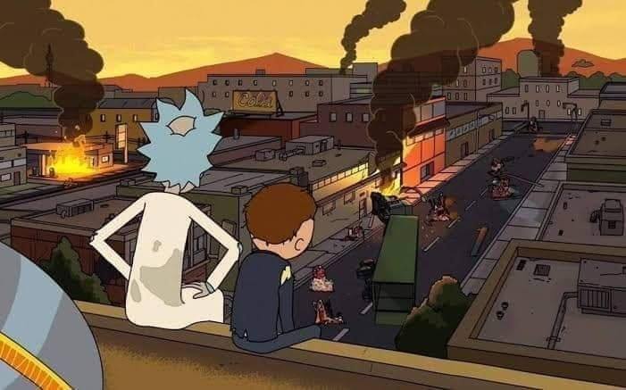 SoyFedelobo's tweet photo. “Todo va a estar bien al final, Morty.
Y si no está bien es porque aún no es el final.” https://t.co/ohxAieO6oN