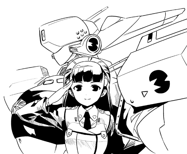最近めっきり描けてないけど描くと楽しい。
#ロボの前にキャラがいる絵 