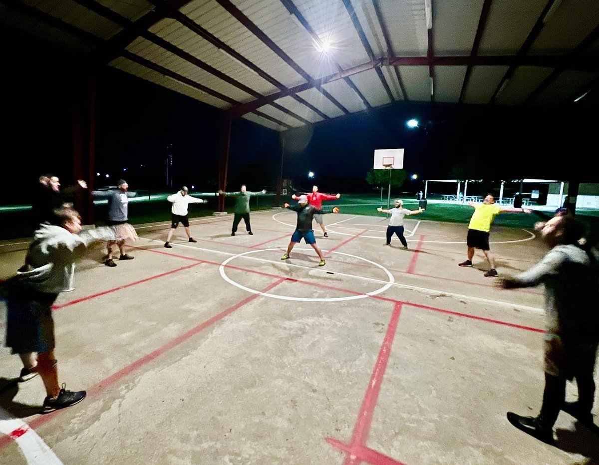 F3Alliance's tweet photo. 🚀 NEW AO LAUNCH🚀 in Haslet, TX! Welcome to The Thunderdome!!
Tue/Fri 5:30am. This AO serves NW Fort Worth👍🏼 pls spread the word
⚡️GREAT-BD today @MedicineWomanF3 ⚡️
@F3Expansion @f3nation_official 

#f3alliance #f3expansion #fitnessfellowshipfaith #f3nation #ao_the_thunderdome https://t.co/dfMwQgI0VS