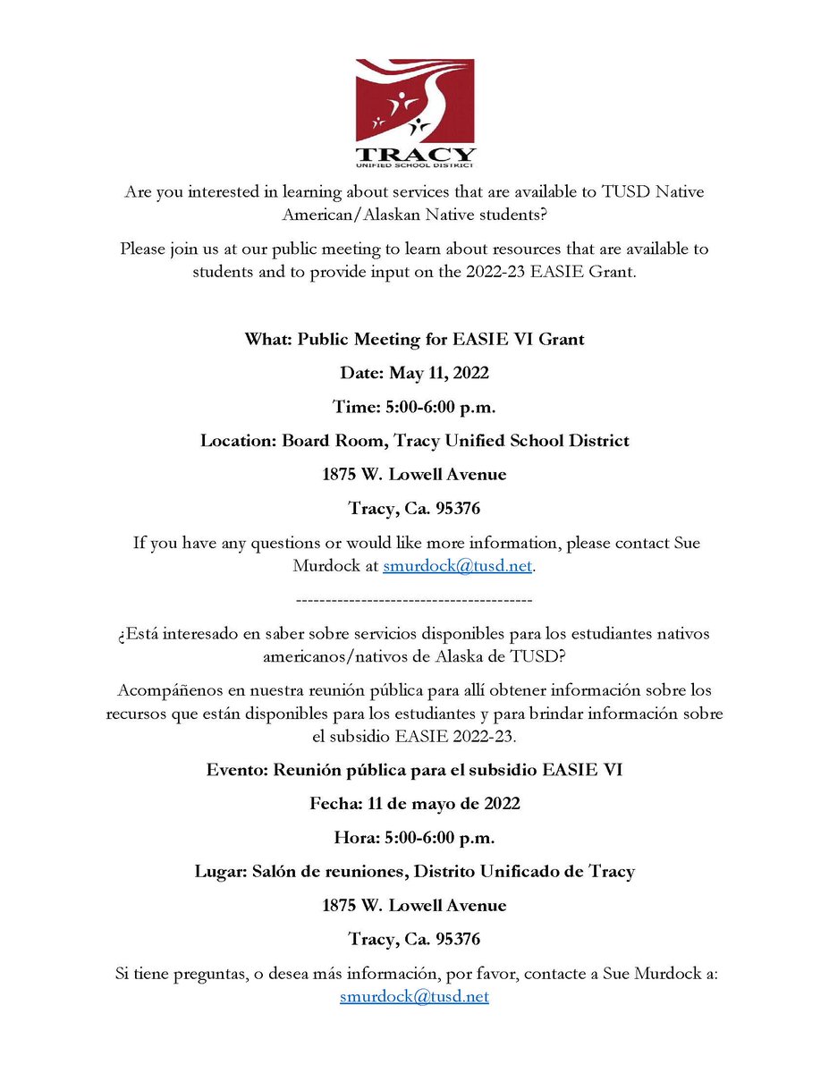 Are you interested in learning about services that are available to TUSD Native American/ Alaskan Native students?