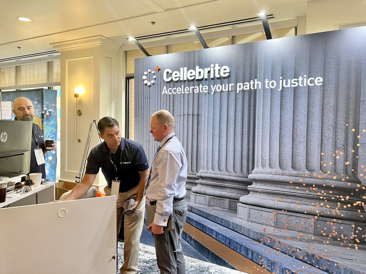 Our team is ready to demo Cellebrite’s Digital Intelligence solution suite. Demoing Premium ES right now! <a href="/NCCC_MA/">National Cyber Crime Conference</a>