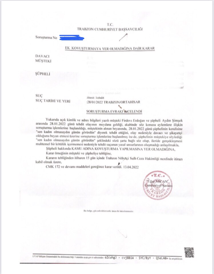 frdvserdogann's tweet photo. Onkoloji polikliniğinde 65 yaş üzeri ve engelli hastalara öncelik verilmesine tahammül edemeyen hasta ve kızı odaya dalarak “Doktorları boşuna dövmüyorlar, siz şiddeti hak ediyorsunuz” diyerek üzerime yürümüş, “Kadın olmasaydın sana gününü gösterirdim” diyerek tehdit etmiş, +++ https://t.co/zlOB2fEZPI