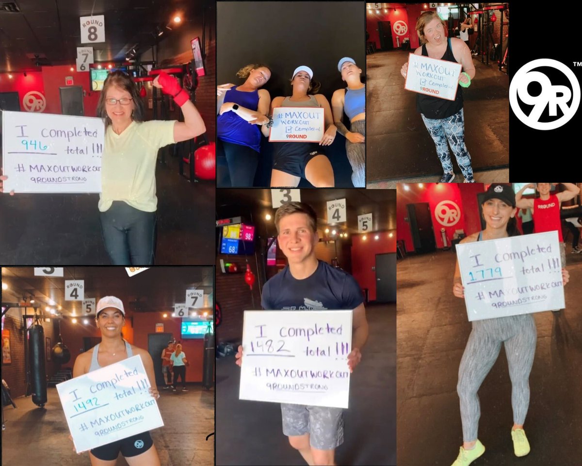 9RoundMHK's tweet photo. Our members CRUSHED their Maxout Workout yesterday!!!! Look at those reps!!!!

Congratulations everyone! Always getting STRONGER in only 30 minutes! 💪🥊

#9round #kickboxing #goals #fitsporation #fitnessmodel #fit #workout #instafitness #gymlife #getfit #fitnessaddict #gym... https://t.co/DyTk1G6tQU