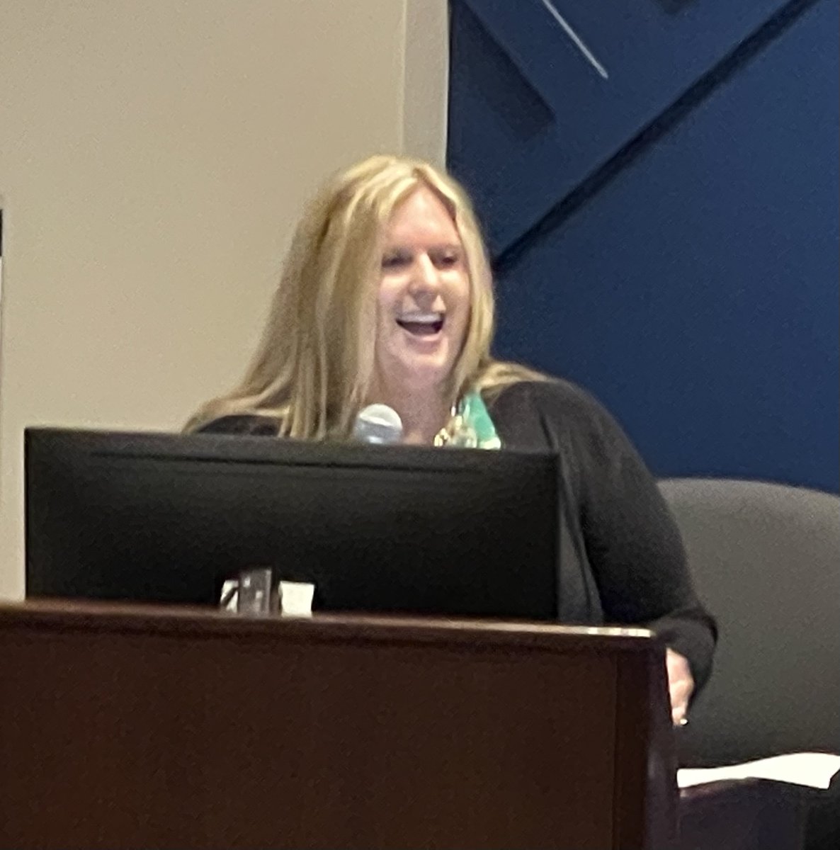 CooperLevenson's tweet image. Our partner Amy Houck Elco @NJSchoolLawyer was the Keynote Speaker at @Stockton_edu Young Leaders Expo yesterday, April 27, to a full house.