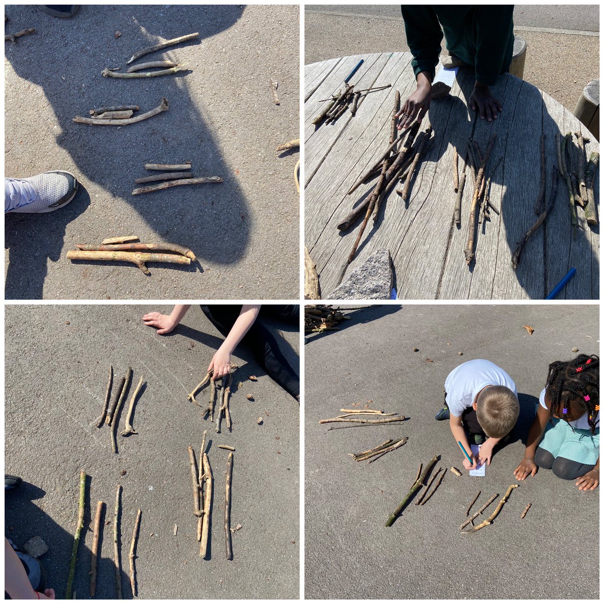 MissKSmith2's tweet image. We have been halving so much fun exploring halves and quarters #funfractions #weachievetogether @Stoneywood_1