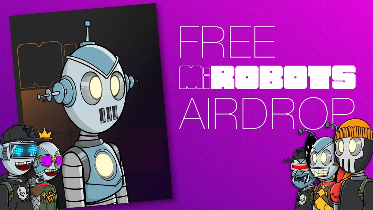 We've still got a few OG MiRobots available from our Airdrop! 

Join our Discord to claim 👉 discord.gg/VW6g9hJTh9

#NFTGiveaway #NFTCommunity #NFTProjects