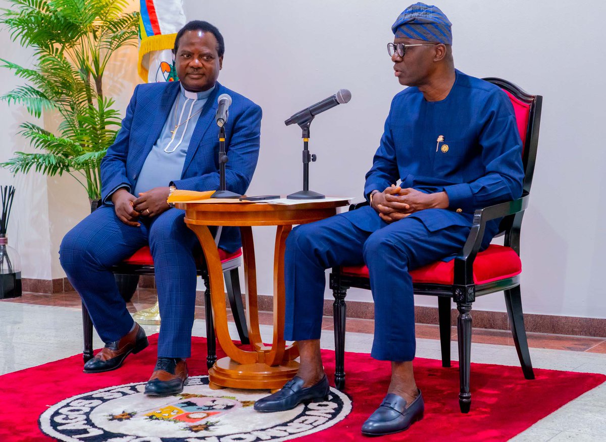 jidesanwoolu's tweet photo. Today, during a visit with the leadership of the Nigeria Baptist Convention led by its President Rev’d (Dr) Israel Akanji, I urged religious leaders to continue to pray for national and world peace.

The world is currently reeling from the pains of the pandemic and the… https://t.co/VXb5rwI32X