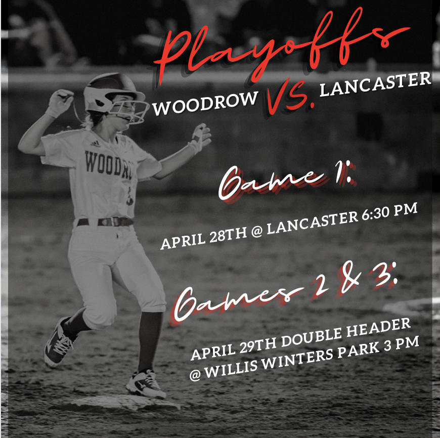 Come out and support your Woodrow Wildcats as they take on Lancaster in the first round of the playoffs Thursday and Friday!