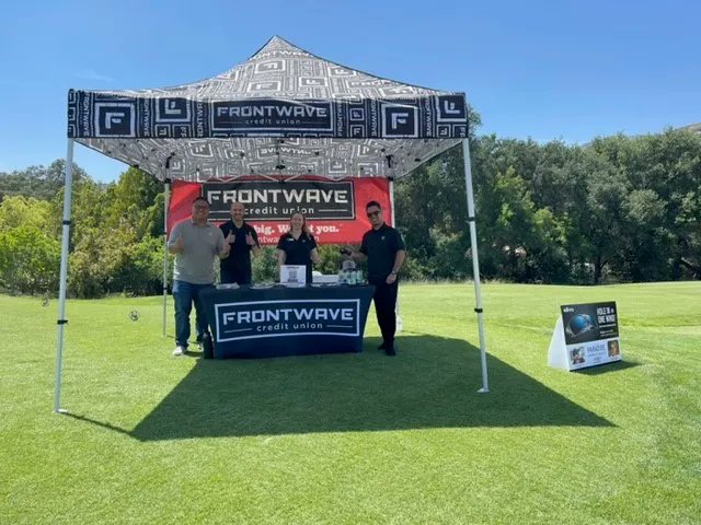 FrontwaveCU's tweet photo. We had a blast yesterday sponsoring the 14th Annual FORE the Animals Golf Tournament 2022 presented by the Animal Friends of the Valleys and hosted by Bear Creek Golf Club in Murrieta. Thank you for having us! #FrontwaveCU #FOREtheAnimals #GolfTournament https://t.co/7CK93noWEd