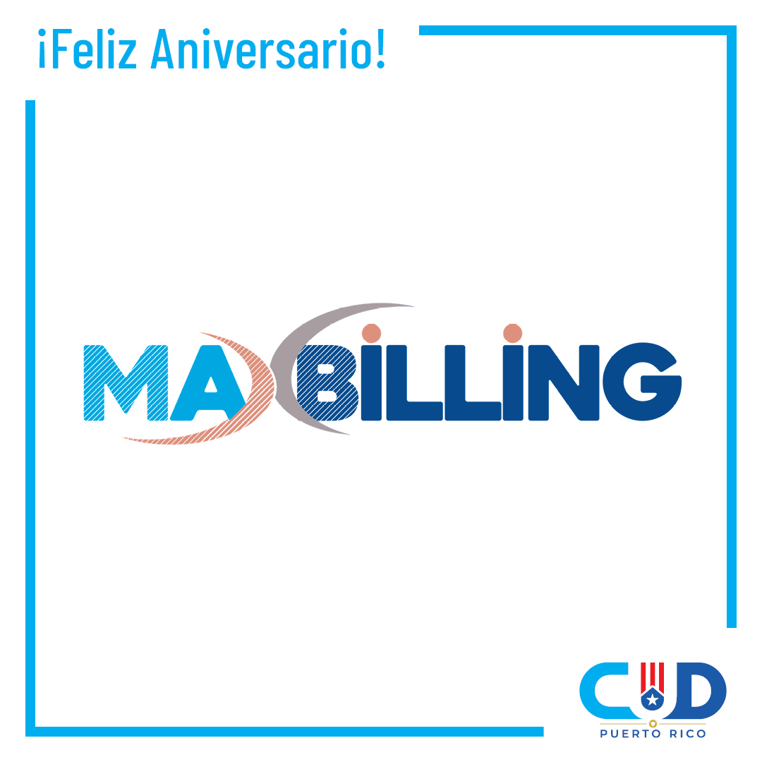 CUDPuertoRico's tweet photo. 🎉 ¡Felicitamos a nuestro socio #Maxbilling por su decimoquinto aniversario! Que se multipliquen todos sus proyectos y lleguen muchos años más de prosperidad. ¡Enhorabuena! 👏 https://t.co/Z3S47p1rIo