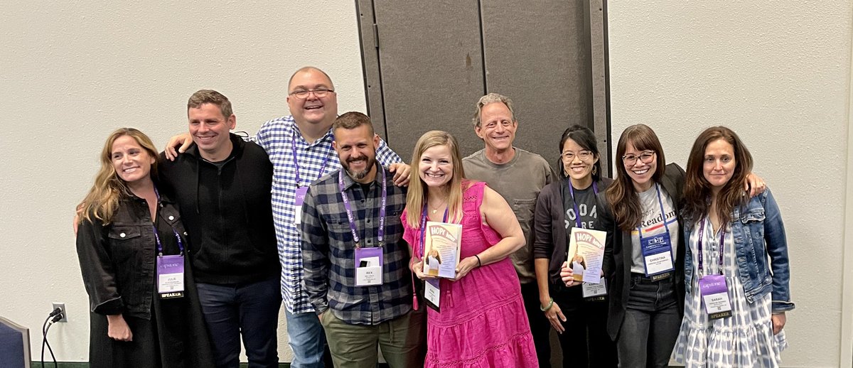 What a phenomenal group of authors sharing their stories of hope! If you haven’t read Hope Wins yet, add it to your #TBRList NOW! #txla22 @reallyrosebrock
