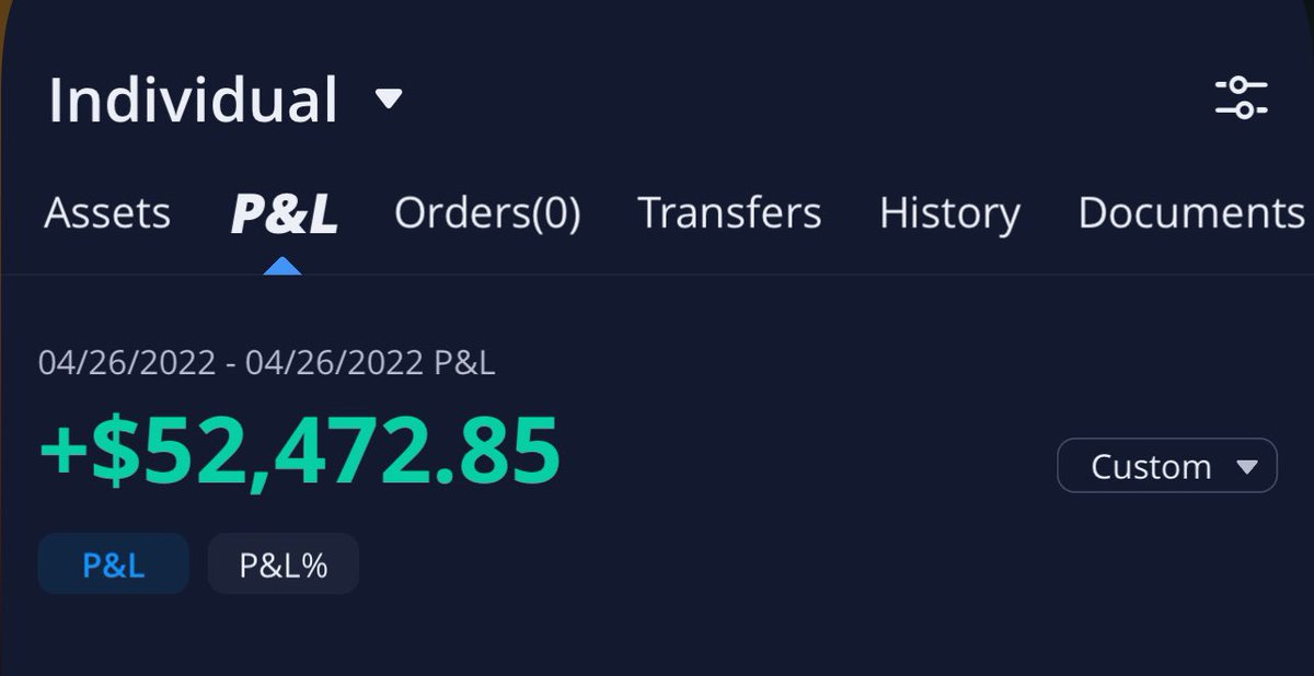 💰+$52,472.85 on the day 

🌙 Traded $SKYH $FRGE $ATER $NUTX $ATER 

Follow and turn on notifications for more bangers