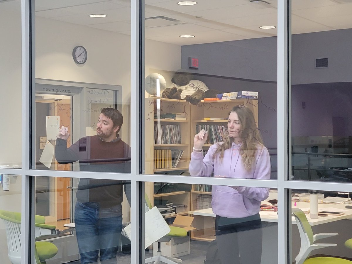 NiagaraBio's tweet image. Dry erase markers + glass = a great chem study space in the science library!