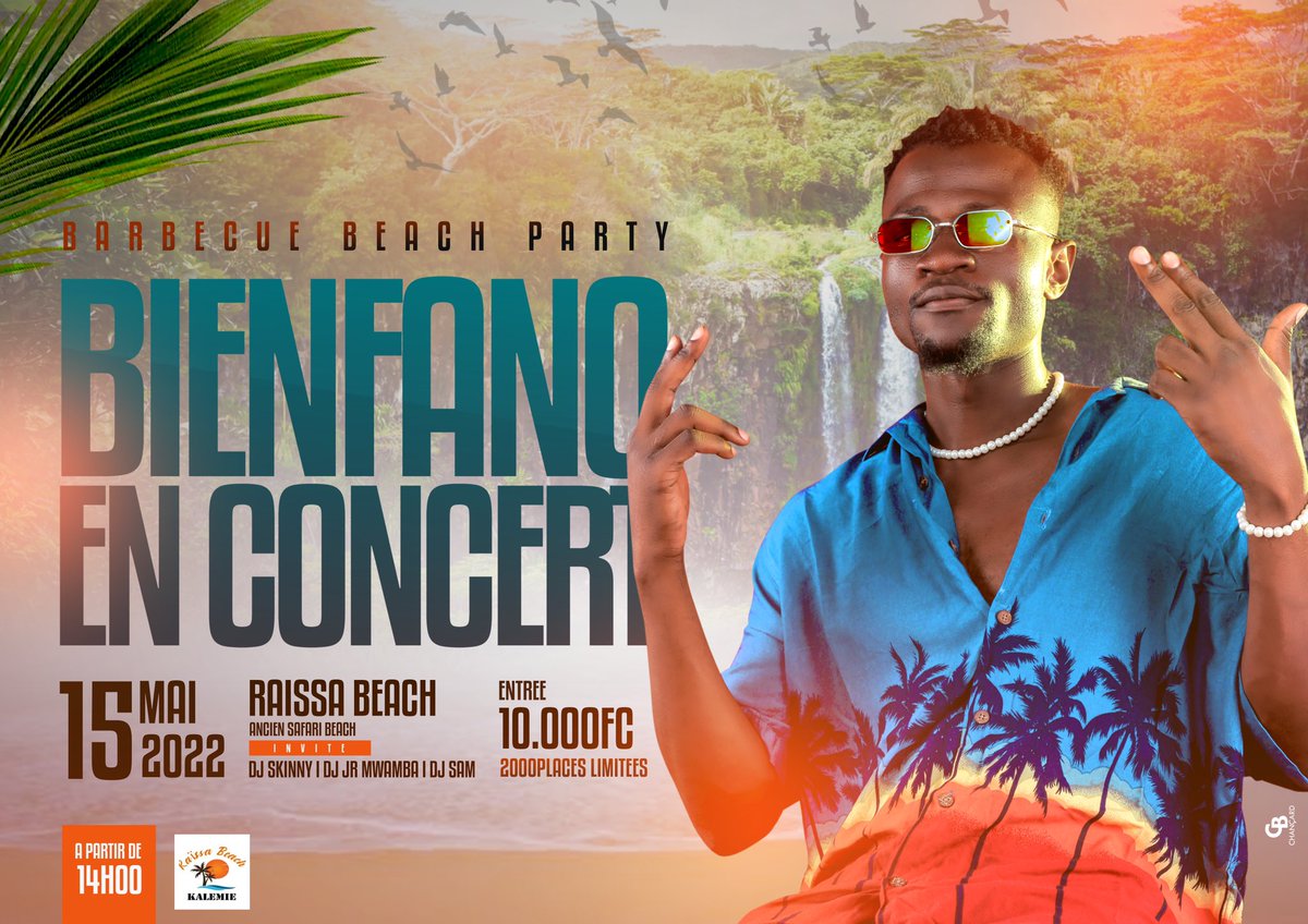 Voilà, enfin un événement digne de ce nom et que Kalémie mérite ! Profiter d’un cadre unique pour organiser un concert au bord du lac avec des palmiers sur du sable blanc ! Venez des 4 coins du Congo !! #VisitCongo #Tanganyika <a href="/DiscoverTgnk/">Discover Tanganyika tours 🌊🌄</a>