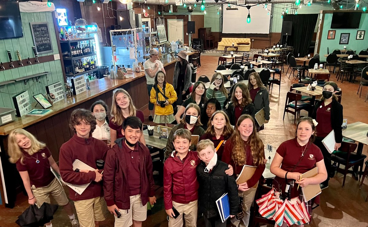 CBAstem's tweet photo. How do businesses integrate sustainable practices? That’s what 6th and 7th graders investigated with visits to Family Promise’s Second Chance Thrift Store, Planet Exchange, Habitat ReStore, Southland Books, and Clayton. Thank you for hosting us today! https://t.co/1HoM4yBPyo