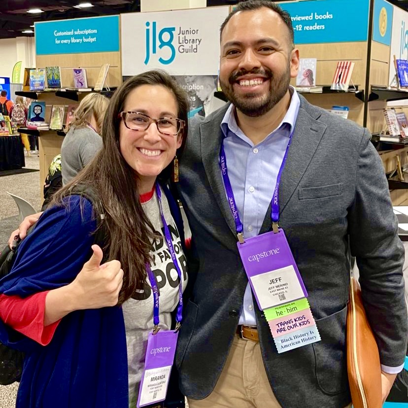 TejasStarTxLA's tweet image. Miranda @Bilingualbib &amp;amp; Jeff @JMerinoedu, two of our committee members, are muy excited to be at @TXLA and are ready to speak at our session tomorrow at 8:30 AM in Room 101 Integrating Multilingualism into Storytime. Stop by to meet them!
