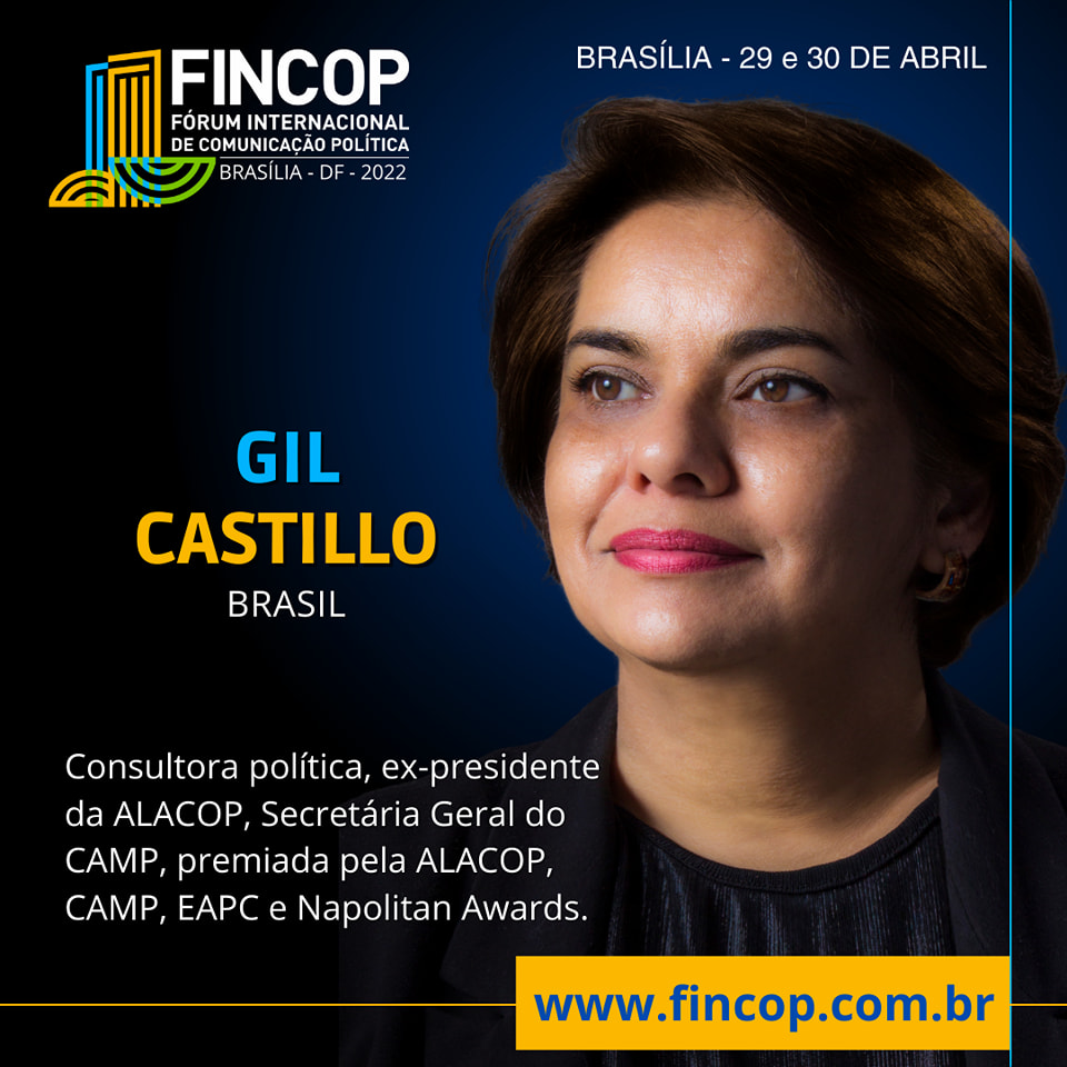 gil_castillo's tweet photo. #Fincop - Fórum Internacional de Comunicação Política 🗳️🗳️ Faltam poucos dias para o grande evento de Marketing e Comunicação Política do Brasil. Dias 29 e 30/04, em Brasília. Não percam! 
Espero por vocês! 😉
Inscrições: https://t.co/bi2UkCCVad
Desconto: use o código MKTPOL.10 https://t.co/YKNs5AhZLC