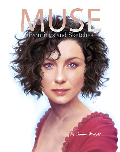 Playing around with an art book cover idea.