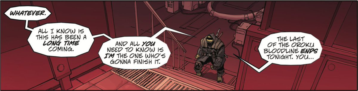 TomWaltz's tweet photo. I dunno, folks... seems like #TheLastRonin is pretty serious about finishing things. Only one way to find out how serious he really is...

Get to your fave comic book store tomorrow, 4/27/22.

#TMNT The Last Ronin #5 from @IDWPublishing  will be there waiting for you if you do. https://t.co/NMaeM676GH