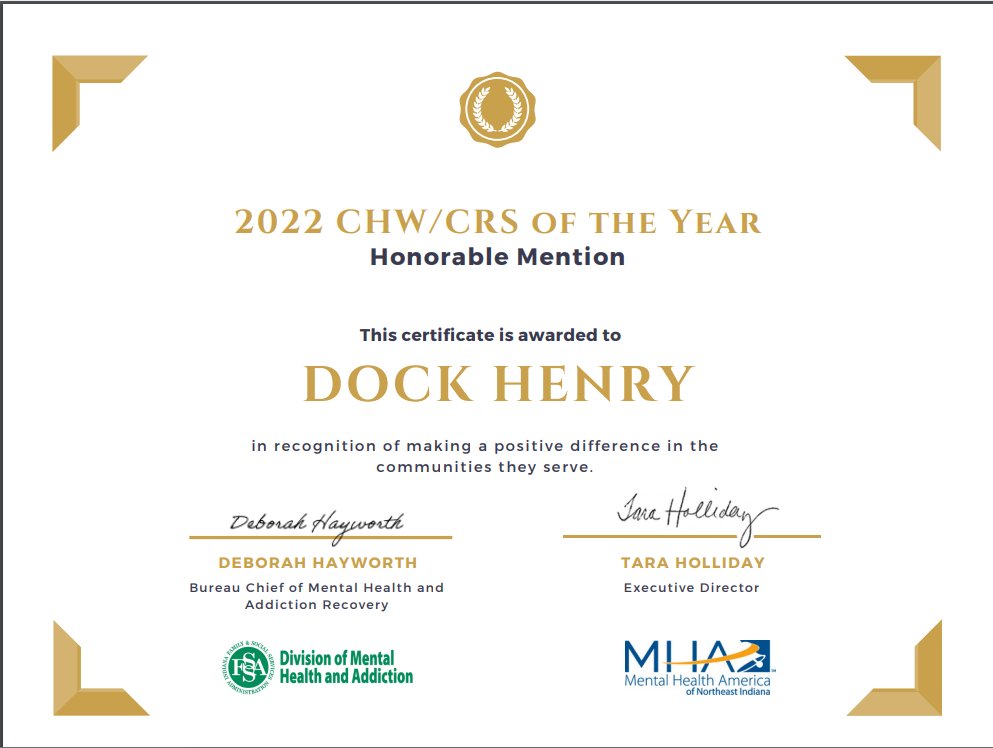 PhoenixParamed1's tweet photo. Big day for us at the 2022 CRS/CHW Conference!  Dock Henry @NCIQRT's Assistant Director received Honorable Mention as a CRS/CHW of the Year.  We received Honorable Mention as a Peer Support Providing Agency of the Year and @MetzParamedic  &amp; @JasonPadgettGR are on panel later on! https://t.co/3bZfW56GfK