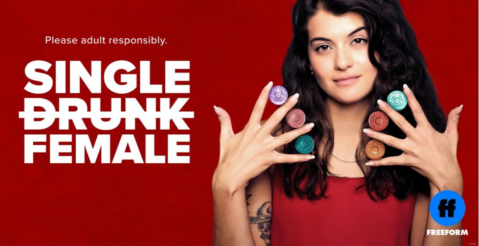 NoReruns's tweet photo. New Post: Freeform Renews Critically Acclaimed SINGLE DRUNK FEMALE for Second Season, Orders New Dramedy WHILE YOU WERE BREEDING To Series https://t.co/S4bakNC8u9 #SingleDrunkFemale #WhileYouWereBreeding #Freeform https://t.co/VmCWBgeCBo