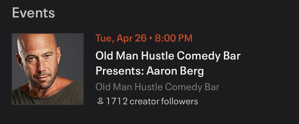 Tonight at 8 <a href="/aaronbergcomedy/">Aaron Berg</a> is performing his hour with @crayjliberman supporting. Get tickets here!

eventbrite.com/e/325968589827