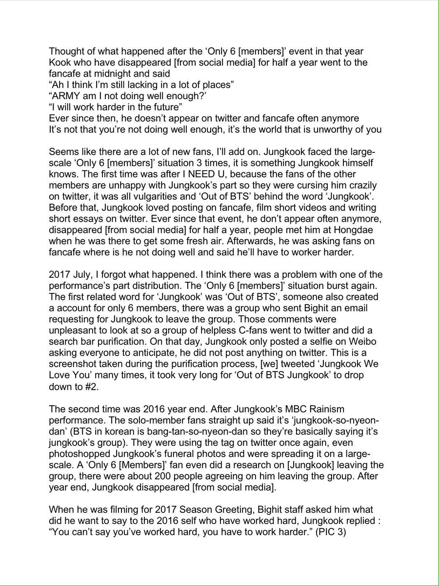mostsuccessfuI's tweet photo. never forget when armys trended for 🐰 leave bts and started a ot6 moviment against him after rainism performance. he was still a minor, he took months away from sns, imagine how sad he was seeing all this? he don't deserve all this hate from his own "fans"
#RespectJungkook https://t.co/U7fD0cKNL3