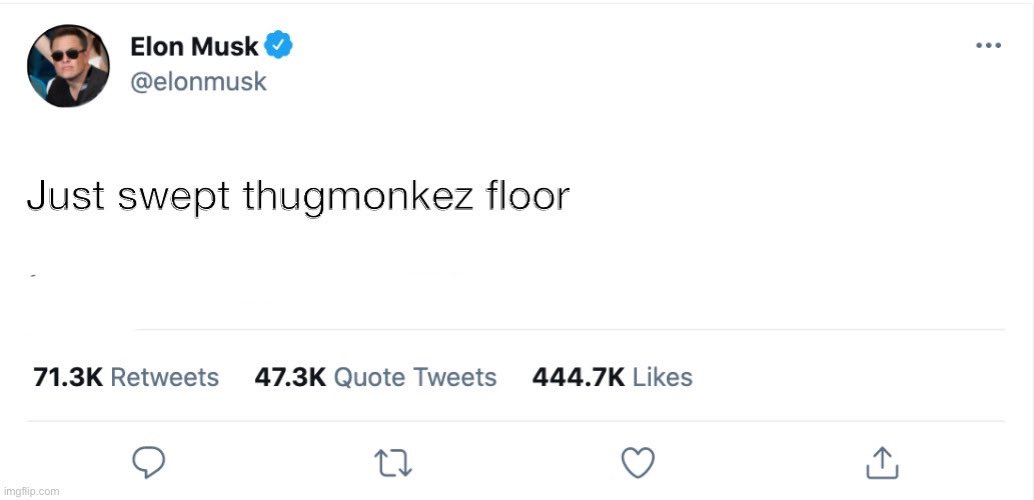0xAiBrah's tweet photo. Never doubt @elonmusk a true visionary 💯🤝
Welcome to @thugmonkez https://t.co/g9U4H7YrHj
