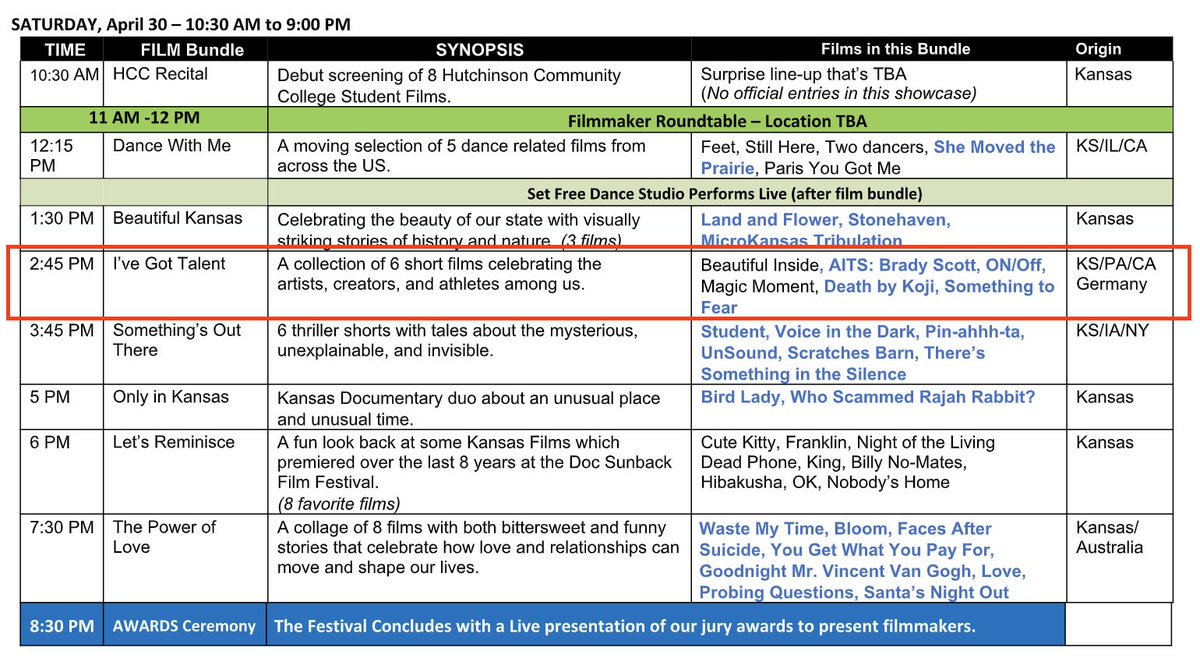 Brett_T_Jones's tweet image. For everyone back home, your first chance to see my doc on @kennedybrown42 will be at @DocSunback! Showing at 2:45PM on Saturday, April 30th in the &quot;I&apos;ve Got Talent&quot; program