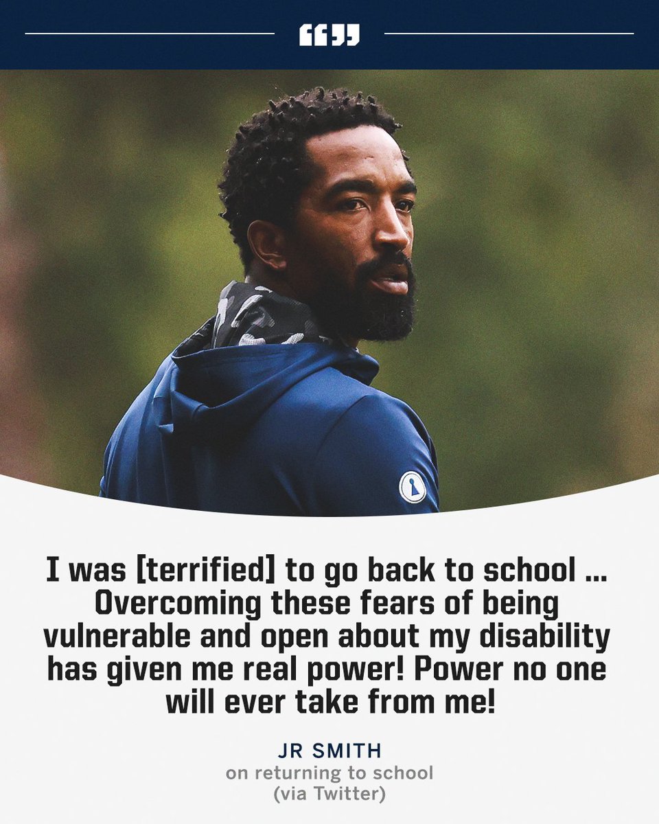 JR Smith with some powerful words about his return to school 👏

(via <a href="/TheRealJRSmith/">JR Smith</a>)