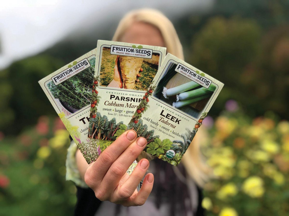 BuffaloSpree's tweet photo. For the past ten years, Fruition Seeds in Naples, NY has produced many of those seeds for Western and Central New York’s home gardens and small farms. 

Read more in the story by Devon Dams-O'Connor: https://t.co/SMYVuMnJD4

Photo courtesy of Fruition Seeds

#buffalospree https://t.co/gL281NnvED