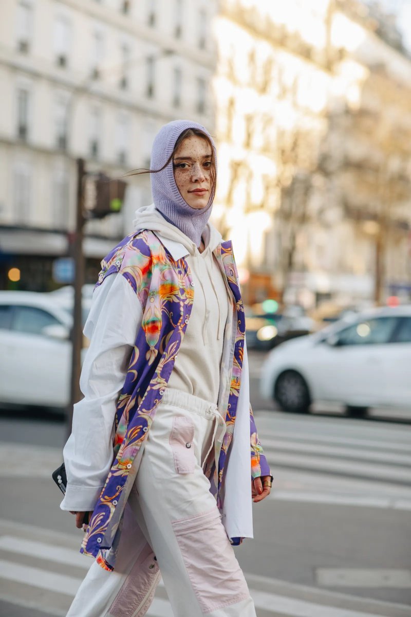 SaraAlfageeh's tweet image. Everyone is rocking balaclavas for Paris Fashion Week. Yknow. In the same country muslim woman can't wear a hijab to schools.