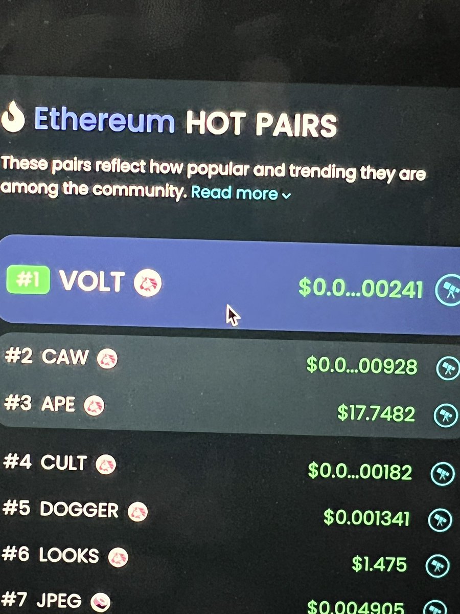 censoredcrypto's tweet photo. We’re volting #volt #voltinu voltinu https://t.co/l8UIIICHDd