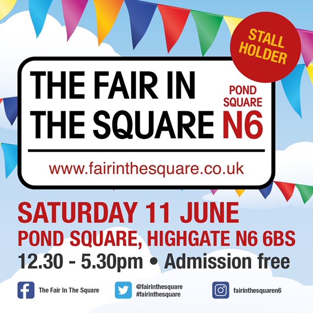 See you at <a href="/fairinthesquare/">Fair in the Square</a> on the 11 June. #london #highgate #glutenfreelondon #glutenfree