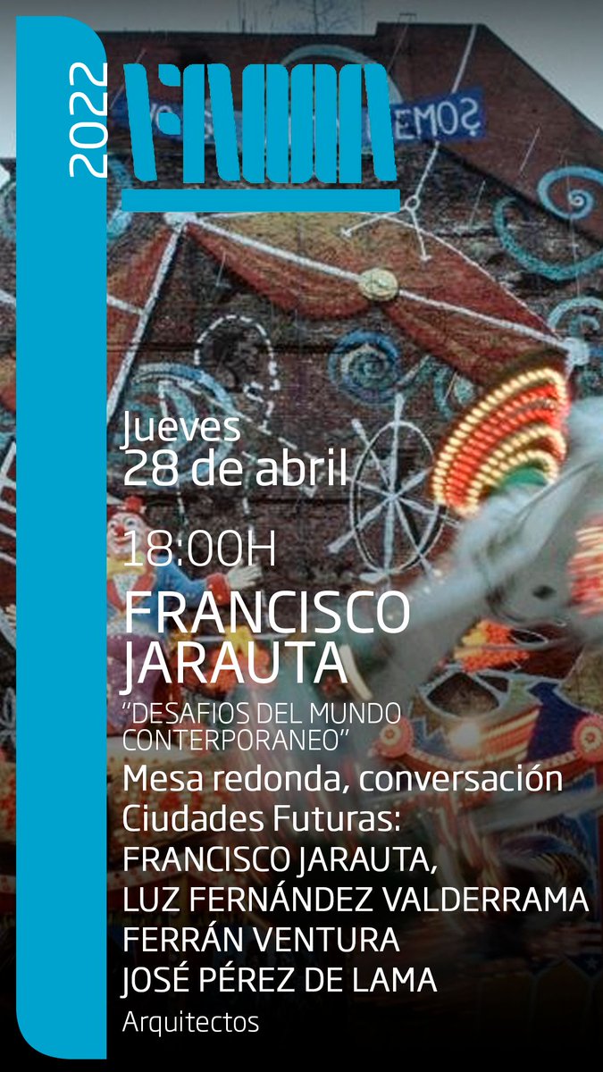 Recordatorio: programa semana cultural de la Escuela de Arquitectura de Málaga, este jueves 28Abr x la tarde estaré con algún*s colegas en conversación con Francisco Jarauta- quizás 1os pasos de un libro de conversaciones con él: mapas, micro-utopías, como-el-sueño-el-proyecto...