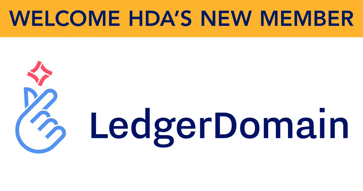 HDA - Healthcare Distribution Alliance (@hdaconnect) on Twitter photo HDA recently welcomed <a href="/LedgerDomain/">LedgerDomain</a> (ledgerdomain.com) as a service provider member. Based in Las Vegas, LedgerDomain's platform drives powerful mobile and web applications that support pharmaceutical supply assurance while achieving compliance with DSCSA and privacy laws. HDA recently welcomed <a href="/LedgerDomain/">LedgerDomain</a> (ledgerdomain.com) as a service provider member. Based in Las Vegas, LedgerDomain's platform drives powerful mobile and web applications that support pharmaceutical supply assurance while achieving compliance with DSCSA and privacy laws.