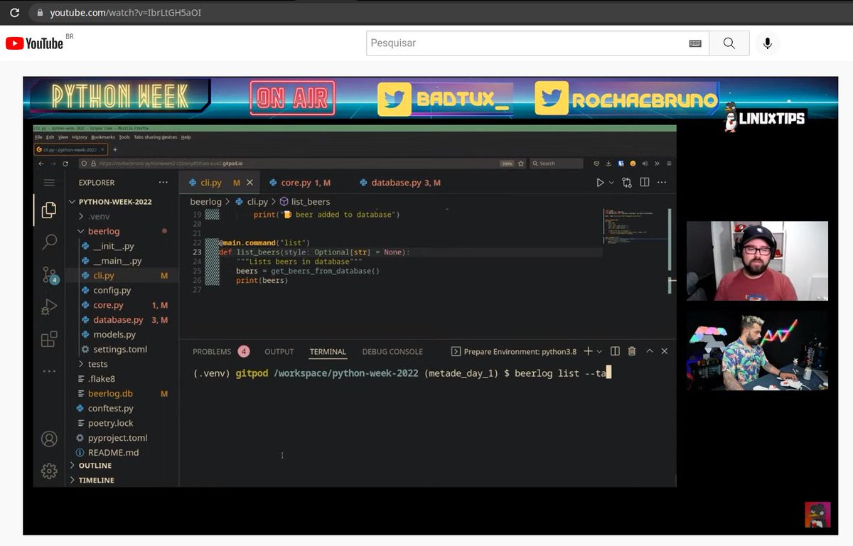 CleitonKenpachi's tweet image. #PythonWeek - Segundo Dia! @LINUXtipsBR
Vem!!!!!