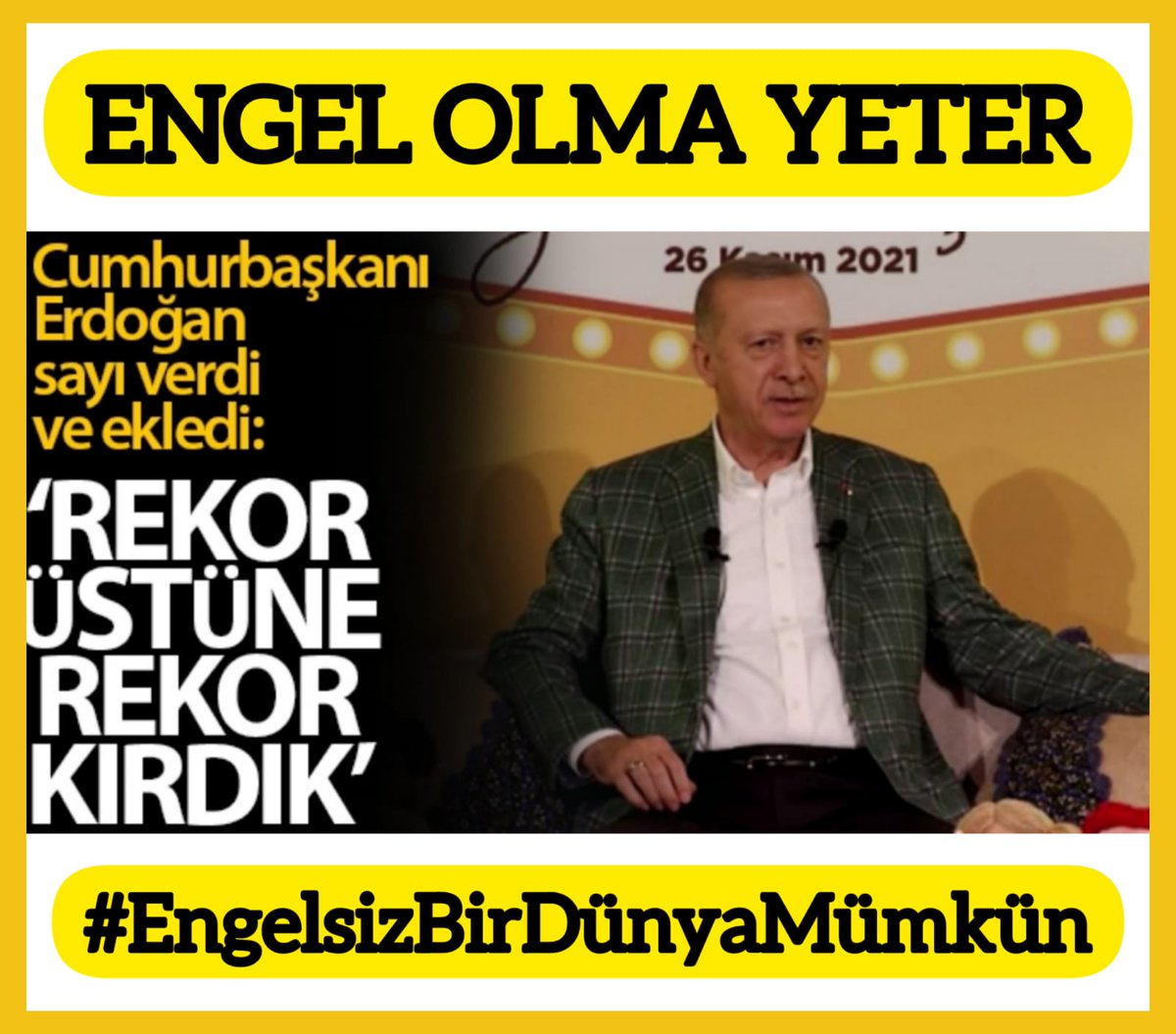 imamoglunedim's tweet photo. Erdoğan'dan önce evlerine hapsedilmiş, bazı ailelerinin bakmak istemediği, eğitim alamayan, dışlanan engelli kardeşlerimiz!

Erdoğan'dan sonra, taşımalı eğitim, vasiye maaş ve her alanda öncelik ve maddi-manevi haklar ile taçlandırıldı.

ENGEL OLMA YETER
#EngelsizBirDünyaMümkün https://t.co/yke0Zf1k0J