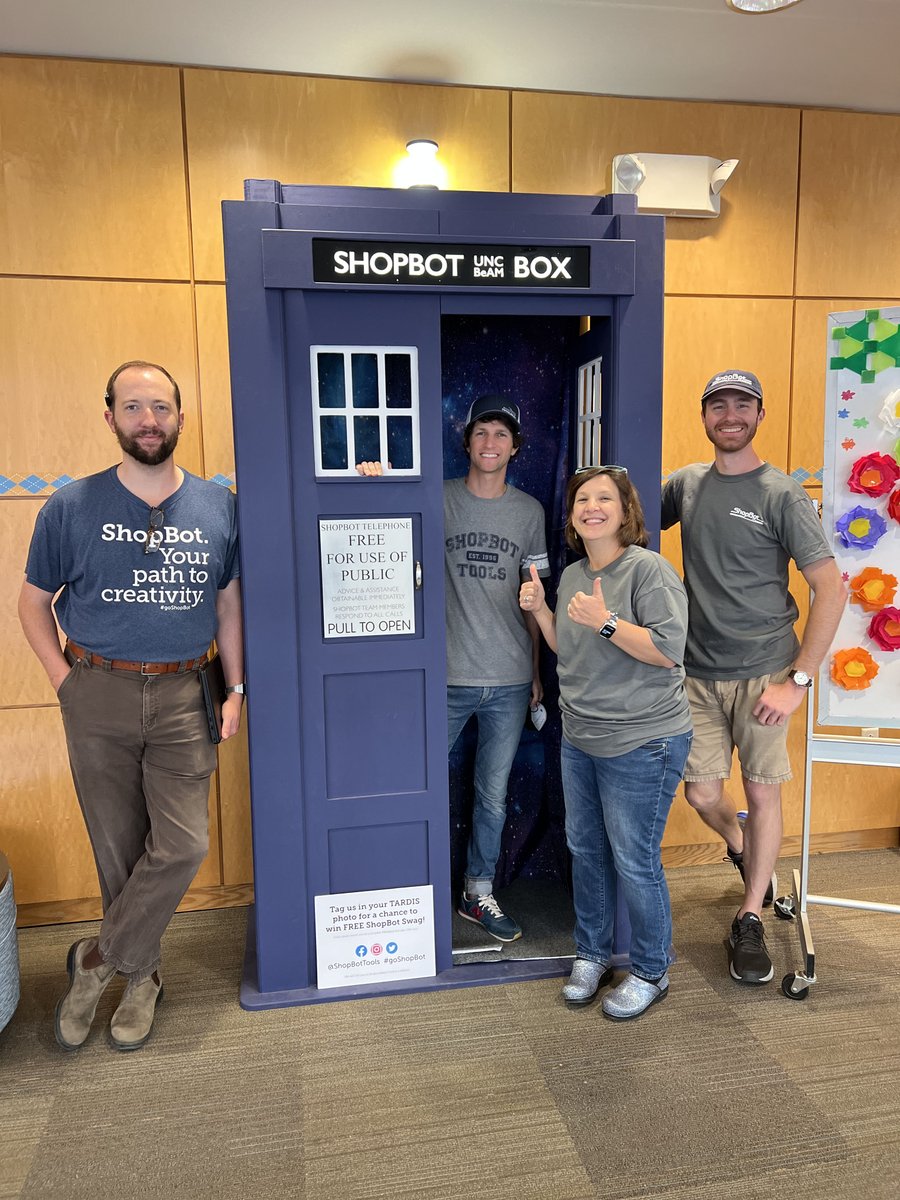 ShopBotTools's tweet photo. We had a great time meeting student inventors, BeAM maker space members, professors and attendees @unc_beam MakerFest 2022 yesterday! π
#shopbot #shopbotcnc #cnc #madeinusa #woodworker #cncwoodworking #engineer #makers #makersgonnamake #unc #uncbeam #makerspace #makerfest #NC https://t.co/ZEISlJD2fz