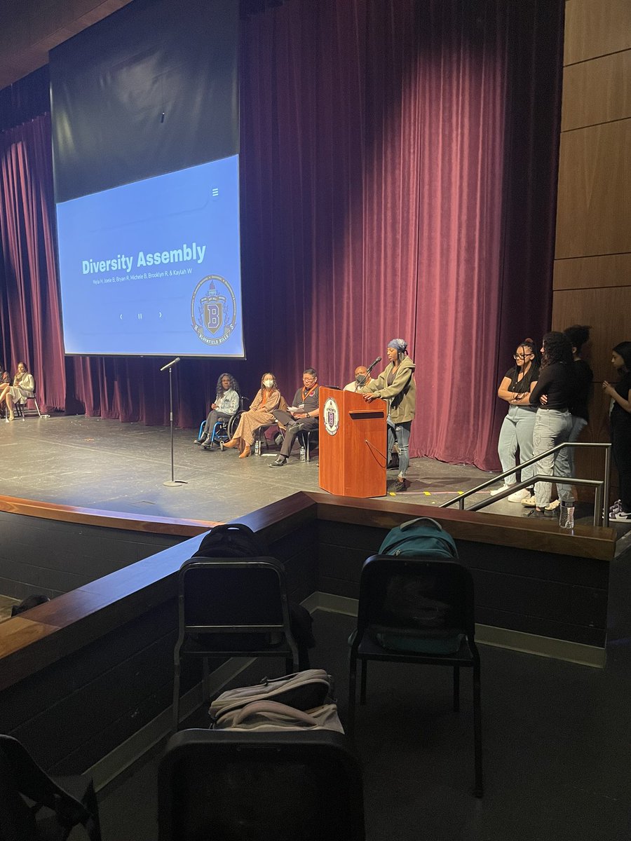 Blown away by our six BHHS sophomores that planned and executed the Diversity Assembly today. @bhswatson <a href="/bhschools/">BHSchools</a>
