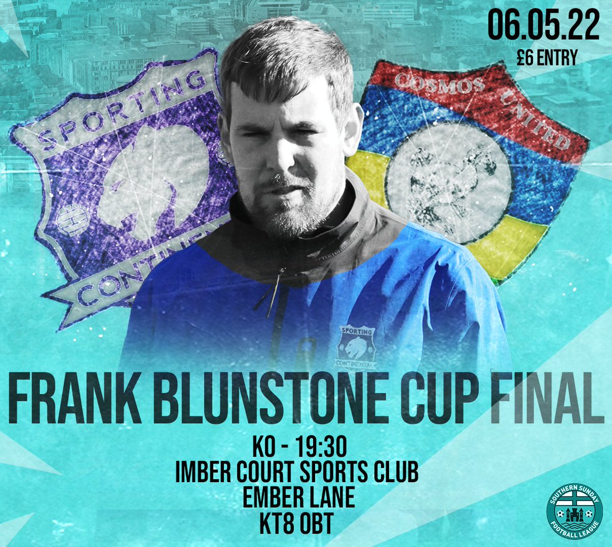 6th of May!!!
Frank Blunstone Cup Final!!

<a href="/SouthernSunday/">Southern Sunday Football League</a> @PodcastSelk