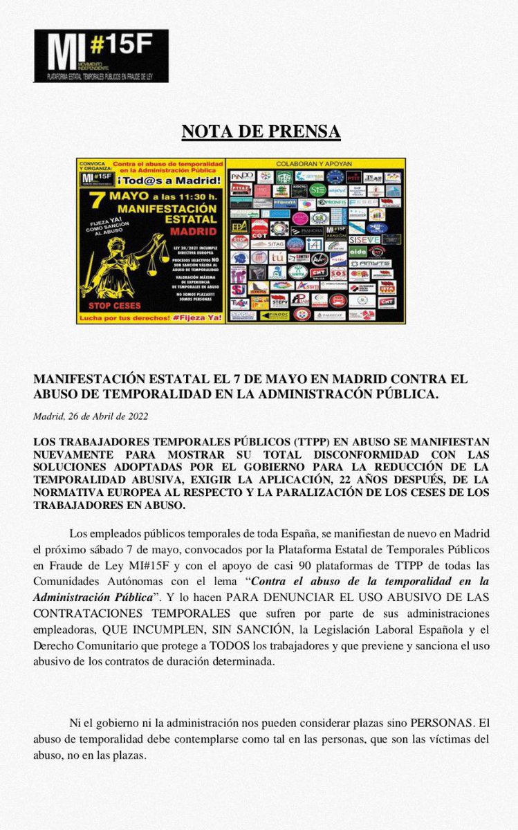 Grupo estatal de temporales Mi15F tweet media