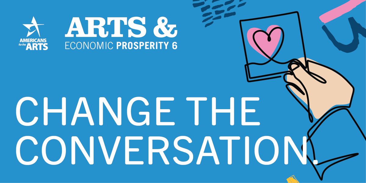 Our nonprofit arts industry generates billions in economic activity supporting millions of jobs every year. In short, the arts mean business. Help us change the conversation. Learn more about our #AEP6 study &amp; how to get involved at AmericansForTheArts.org/AEP6. #ArtsMatter