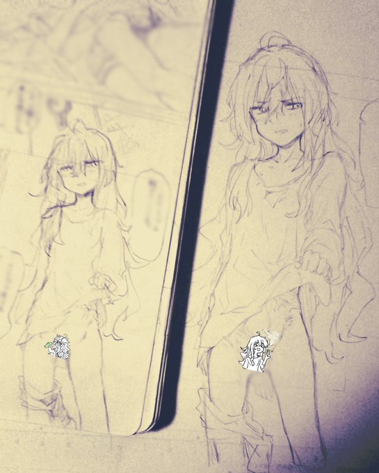 稀にネームより下書きよくなる例 